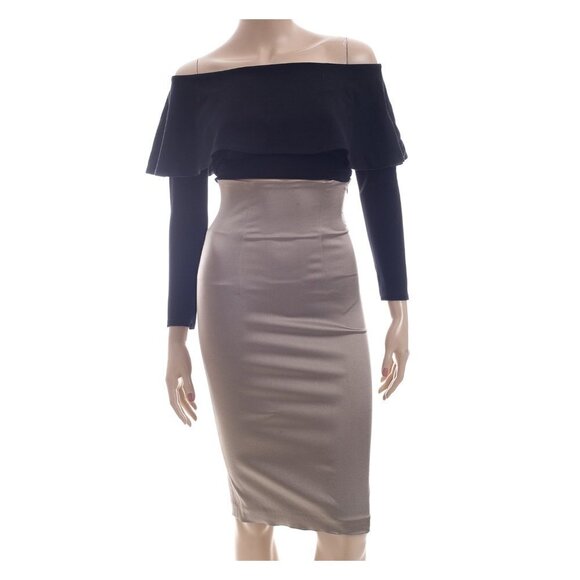 PLEIN SUD High Waist Bandage Pencil Skirt NEW - Picture 2 of 10